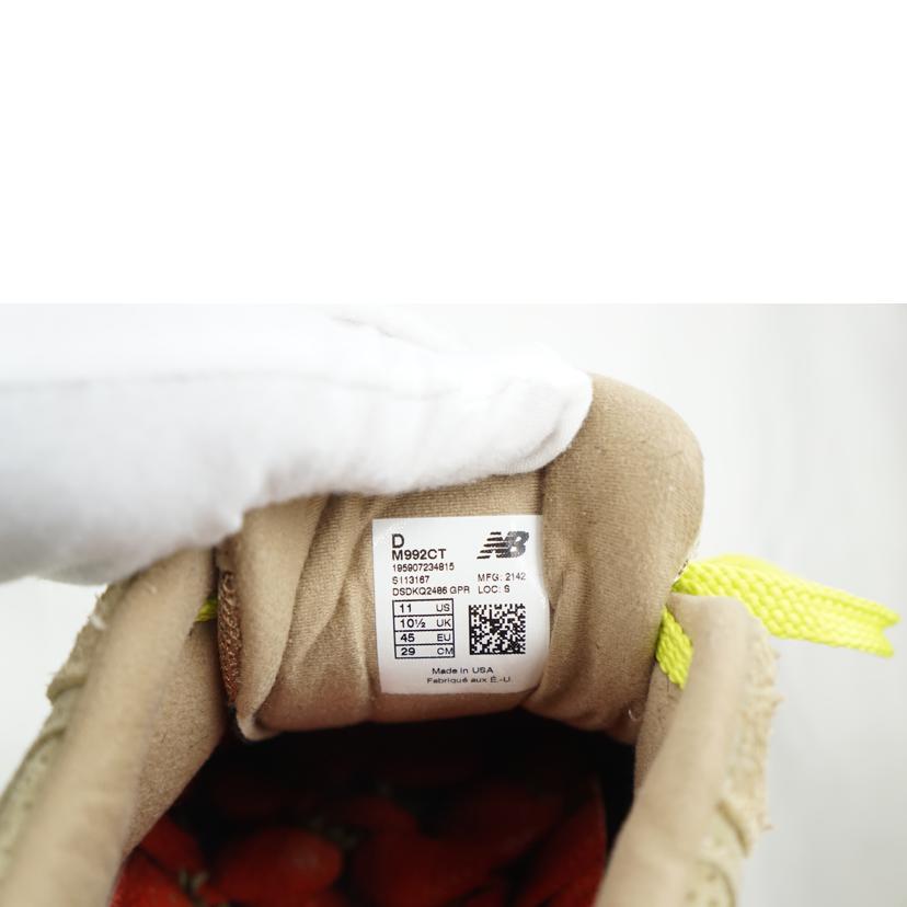 NB ニューバランス/NB×CONCEPTS スニーカー/フルーツ 29.0/M992CT//Bランク/67