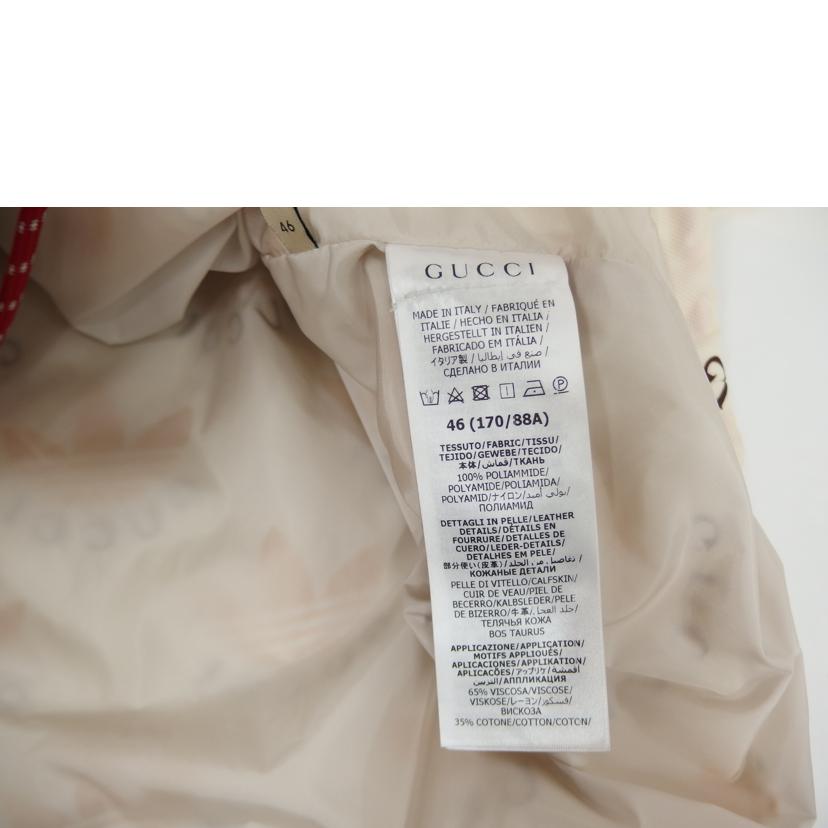 GUCCI×adidas GUCCI×adidas/アノラック/ナイロンジャケット/トレフォイル柄/696651-Z8A2I//サイズ46/ABランク/82