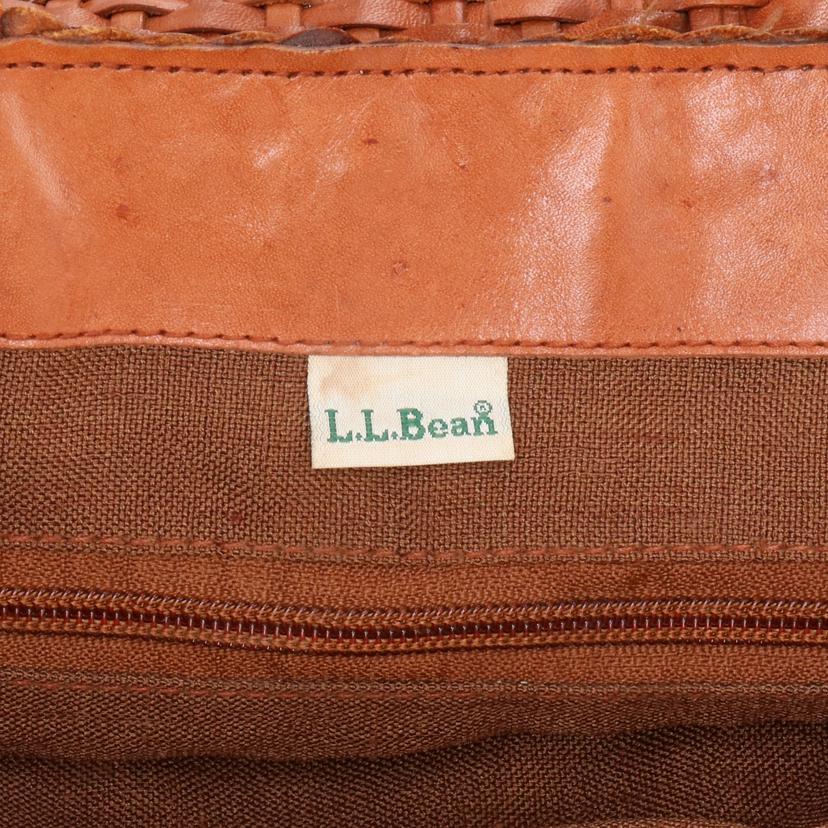 L.L.Bean エルエルビーン/80’s/レザーメッシュトート/USA製/ヴィンテージ/希少//ABランク/40