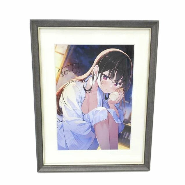 Melonbooks メロンブックス/Tam-U先生 複製サイン入りA4プレミアムビジュアルグラフB//Aランク/88