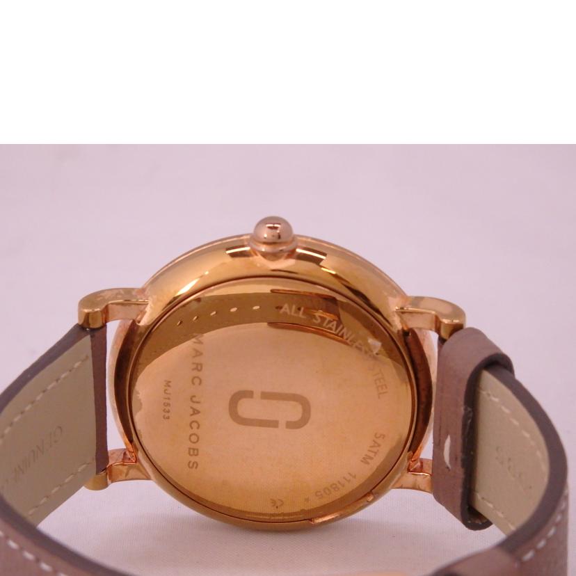 MARC JACOBS マークジェイコブス/レディース時計/レザー/クォーツ/MJ1533//111***/Bランク/76