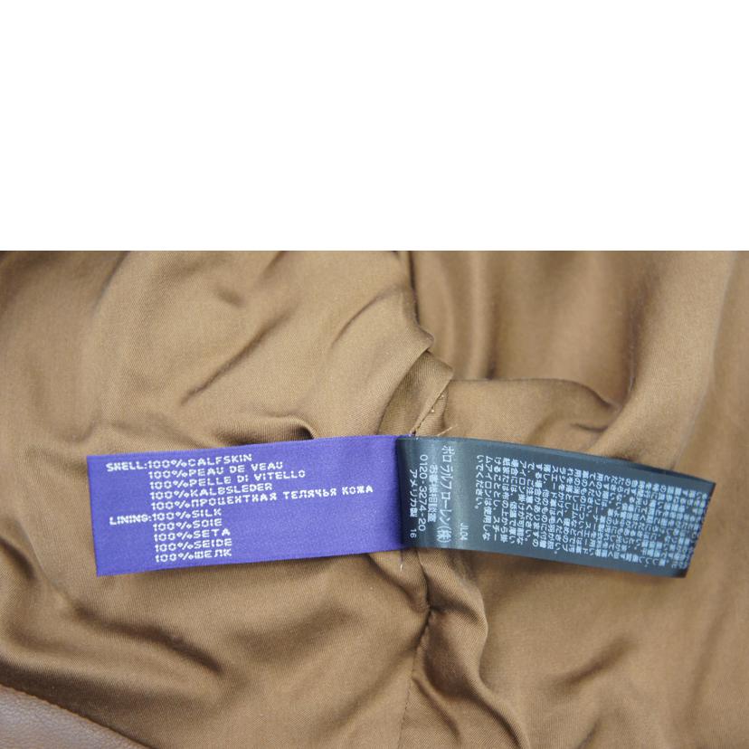 RALPH LAUREN ラルフローレン/レザージャケット/BRN/WMCLJKTS5S00048//Bランク/94