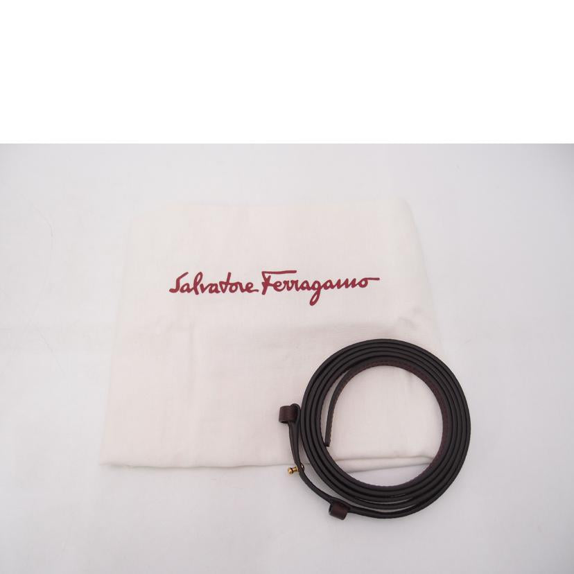 Ferragamo フェラガモ/ガンチーニ 2wayハンド/ボルドー/21 H493//SAランク/69