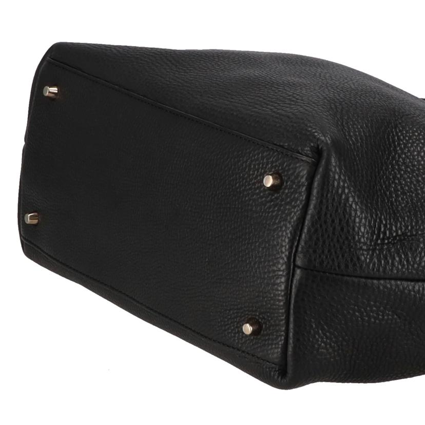 BURBERRY バーバリー/バーバリー/ジップレザートート/ブラック//Aランク/75