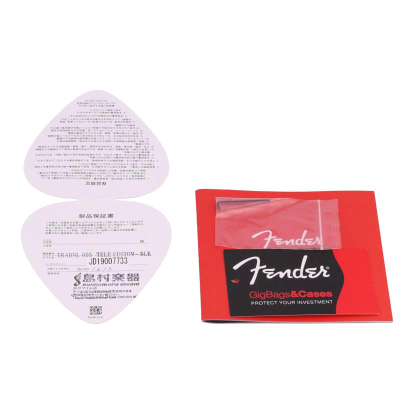 FENDER MADE IN JAPAN フェンダーメイドインジャパン /エレキギター/テレキャスター/Traditional 60s Telecaster Custom//JD19007733/Bランク/71