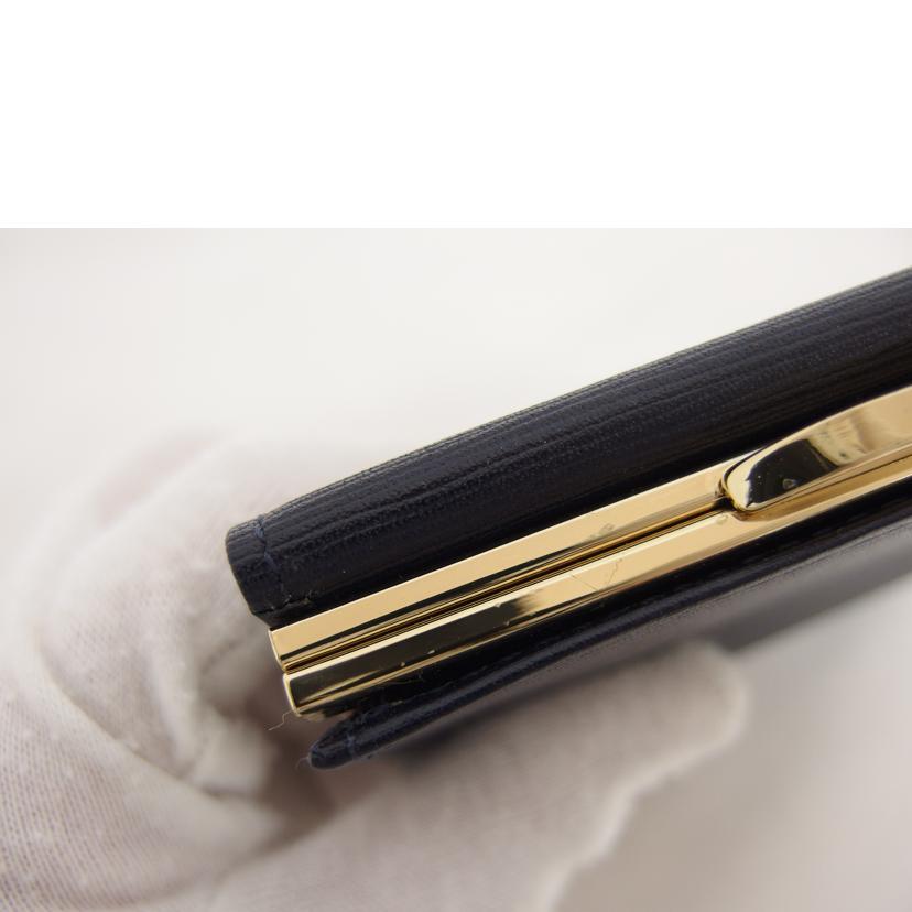 GIVENCHY ジバンシー/ガマ口二つ折り財布/ネイビー/ヴィンテージ//Aランク/04