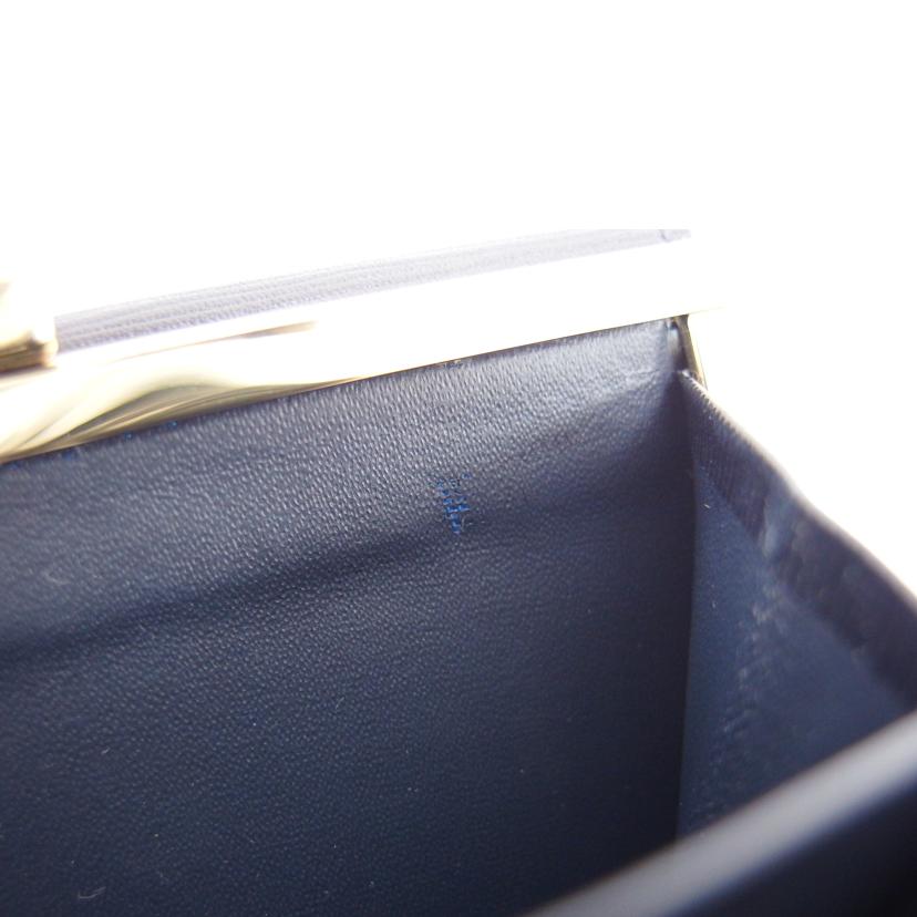 GIVENCHY ジバンシー/ガマ口二つ折り財布/ネイビー/ヴィンテージ//Aランク/04