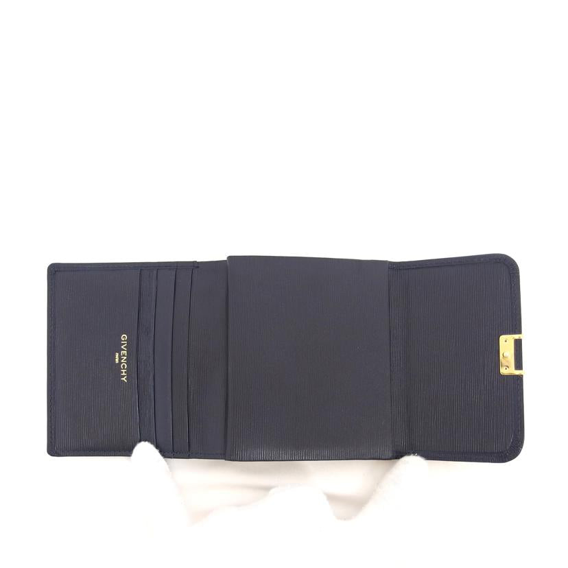 GIVENCHY ジバンシー/ガマ口二つ折り財布/ネイビー/ヴィンテージ//Aランク/04