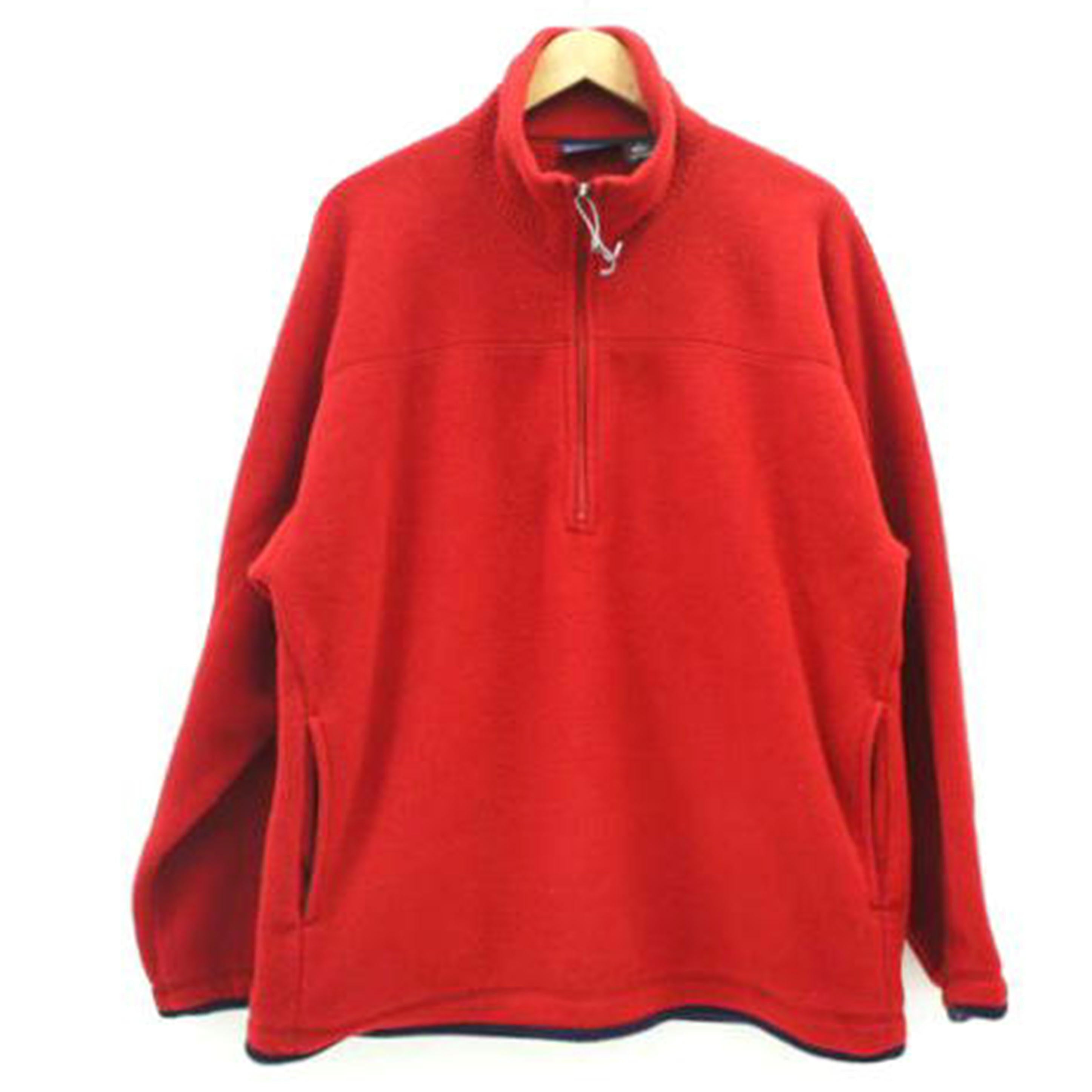 patagonia/シンチラ ハーフジップ フリースプルオーバー RED USA製/25212//Bランク/78