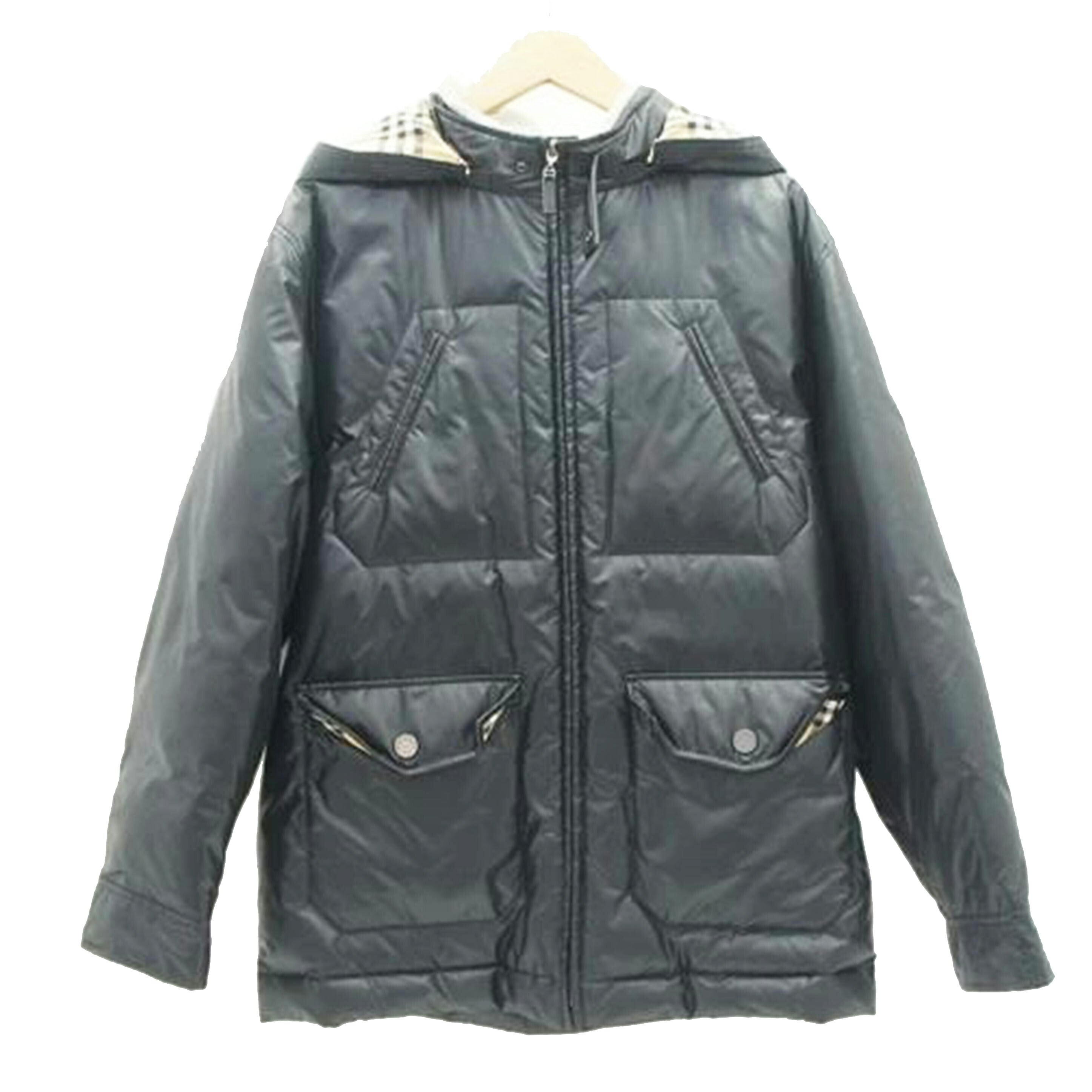 BURBERRY バーバリー/ダウンジャケット 黒 内部チェック柄//ABランク/42