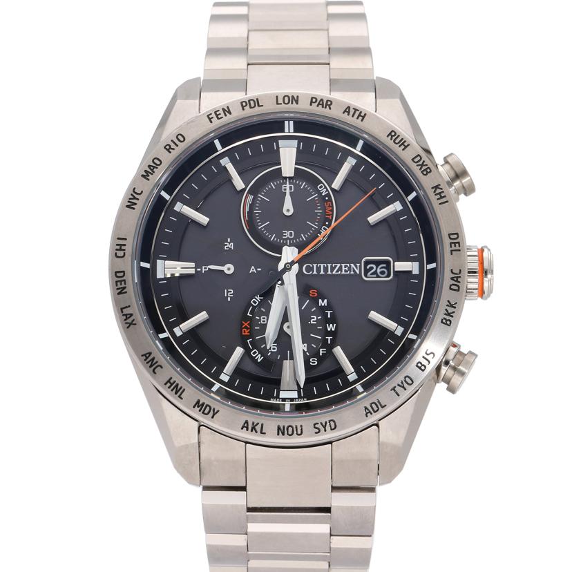 CITIZEN シチズン/アテッサ・アクトライン/メンズ/電波ソーラー/AT8181-63E/312******/SAランク/70【中古】 CITIZEN シチズン/時計｜WonderREX-ONLINE 公式通販サイト