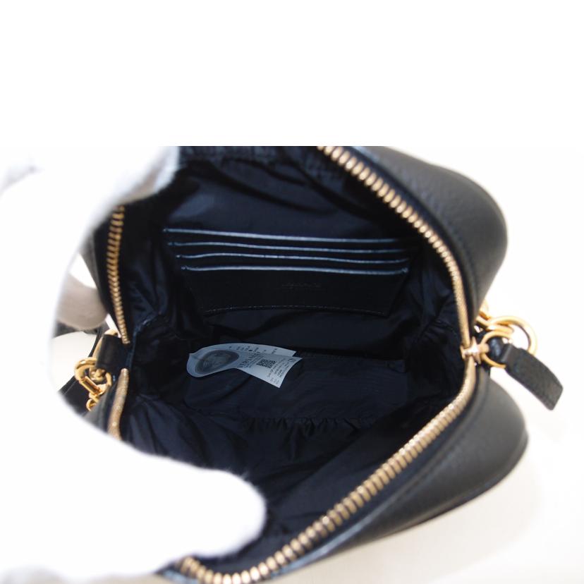 VERSACE ヴェルサーチ/メデューサレザーショルダー/ブラック/1002885//047***********/Aランク/69
