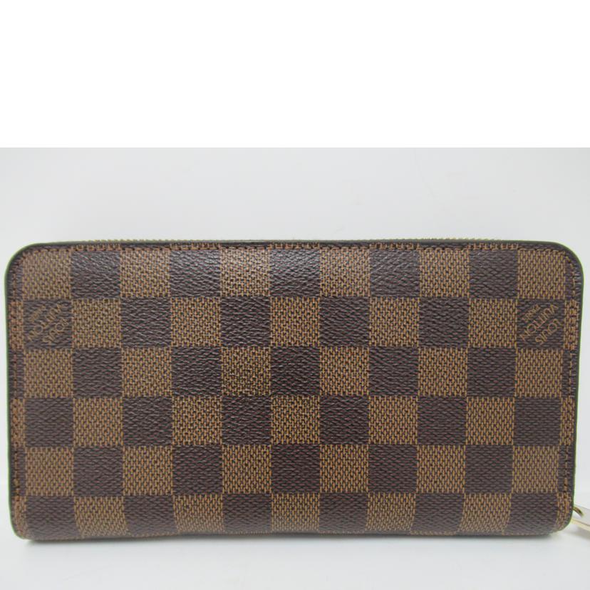 LV/ジッピーウォレット/ダミエ・エベヌ/N41661//MI1***/ABランク/63