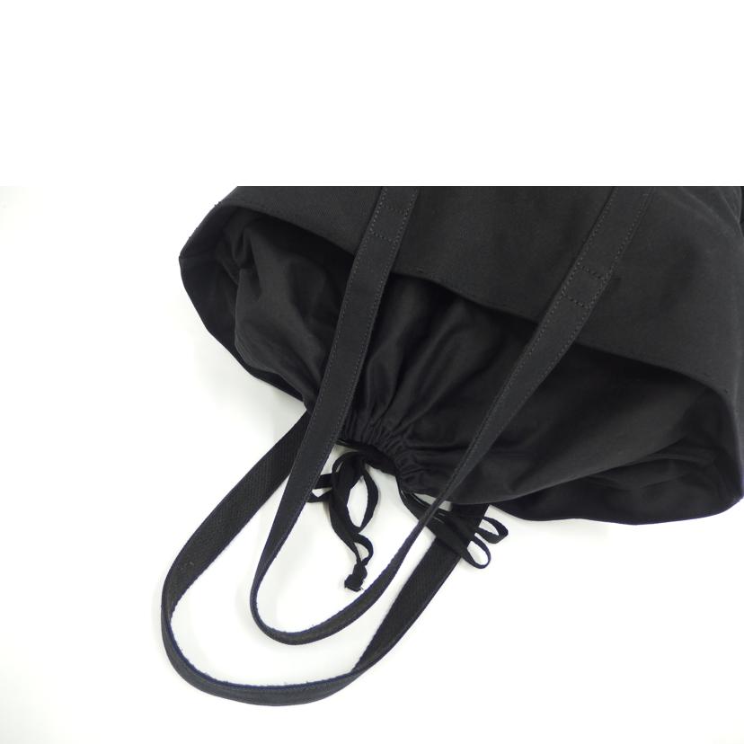 Y'S ワイズ/Y'S コットントートバック/ブラック//ABランク/82