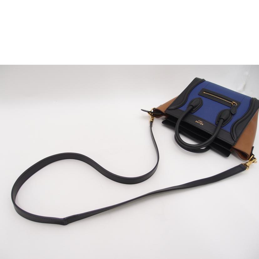 CELINE セリーヌ/ラゲージナノショッパー/バイカラー//CU4***/Aランク/69