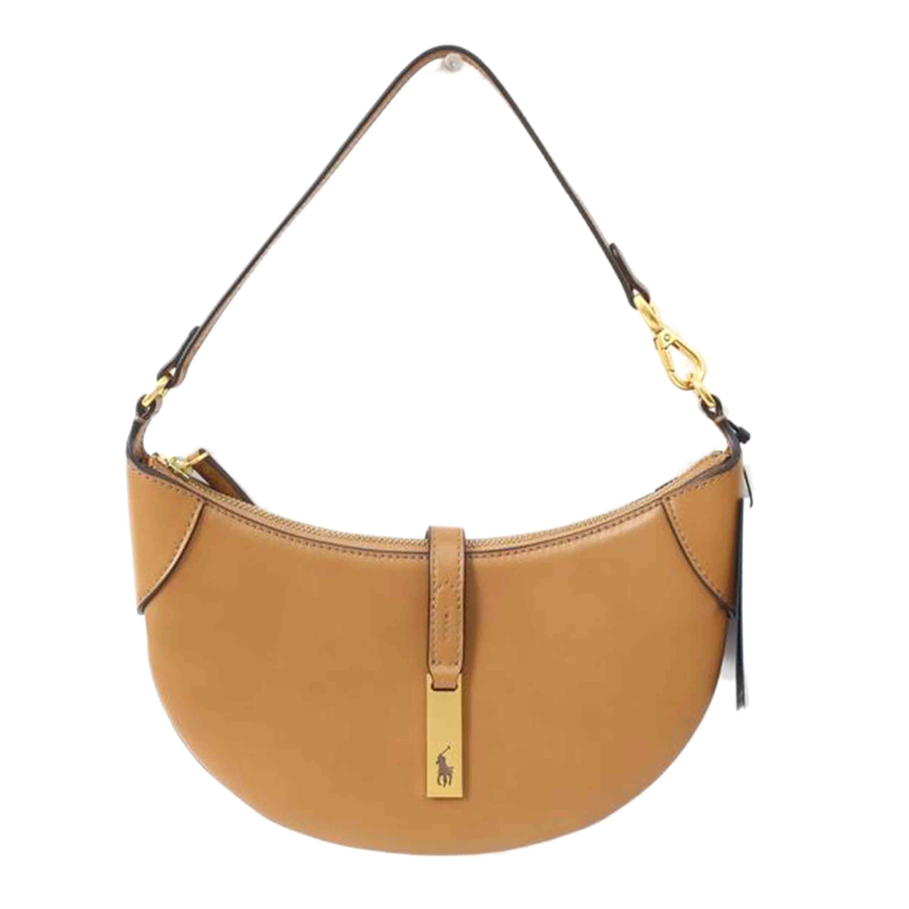 RALPH LAURE ラルフローレン/セミショルダーバッグ ライトブラウン/WAPOBAG02V20016//Sランク/65