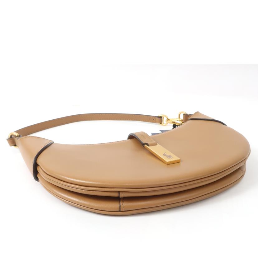 RALPH LAURE ラルフローレン/セミショルダーバッグ ライトブラウン/WAPOBAG02V20016//Sランク/65