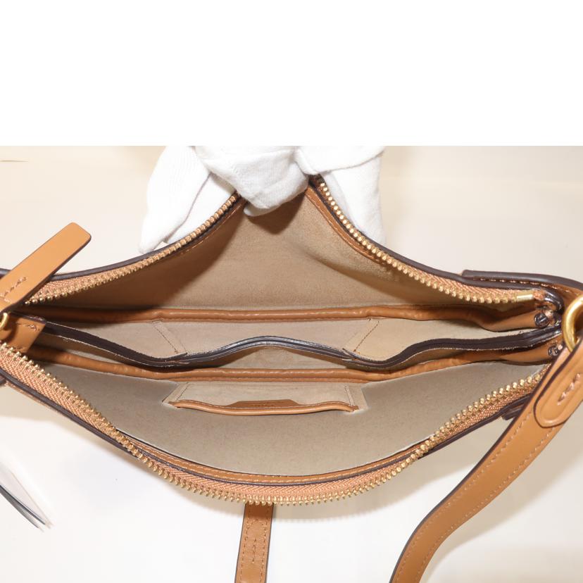 RALPH LAURE ラルフローレン/セミショルダーバッグ ライトブラウン/WAPOBAG02V20016//Sランク/65