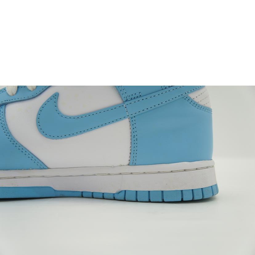 NIKE ナイキ/NIKE DUNK HI RETRO 白×サックスブルー/DD1399 401//ABランク/42