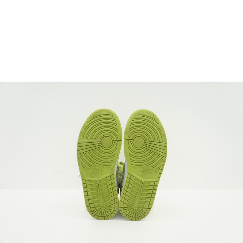 NIKE ナイキ/WMNS AIR JORDAN 1 MID SE 黄緑/DV2959 113//ABランク/42