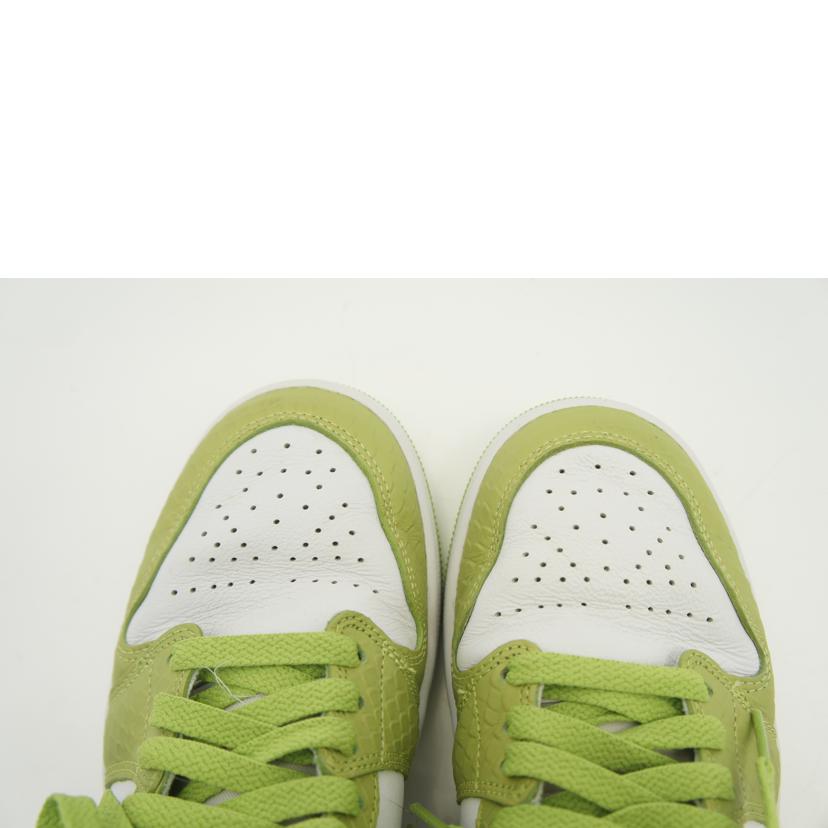 NIKE ナイキ/WMNS AIR JORDAN 1 MID SE 黄緑/DV2959 113//ABランク/42