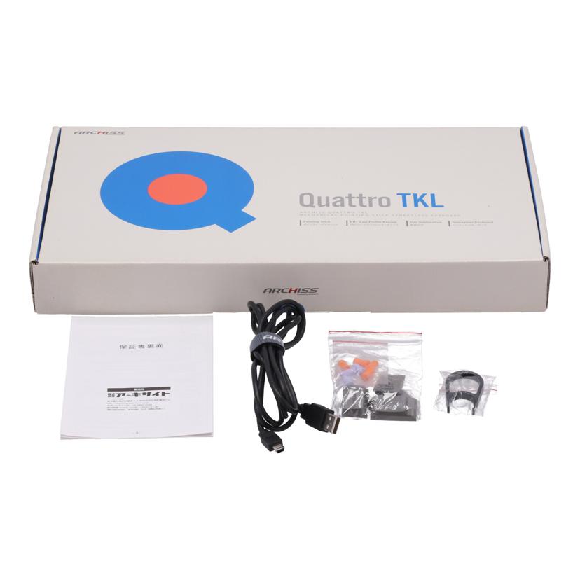 ARCHISS アーキサイト/メカニカルキーボード/Quattro TKL 茶軸/AS-KBQ89/TGB//10200226/Aランク/78