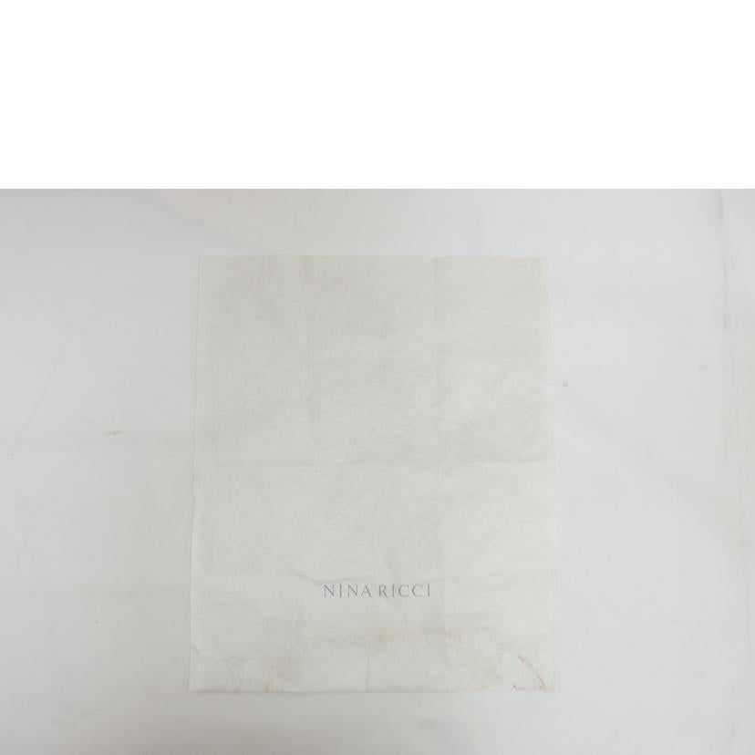 NINA RICCI ニナリッチ/パンチングレザーハンドバッグ/イエローグリーン//1101-13-50/ABランク/04