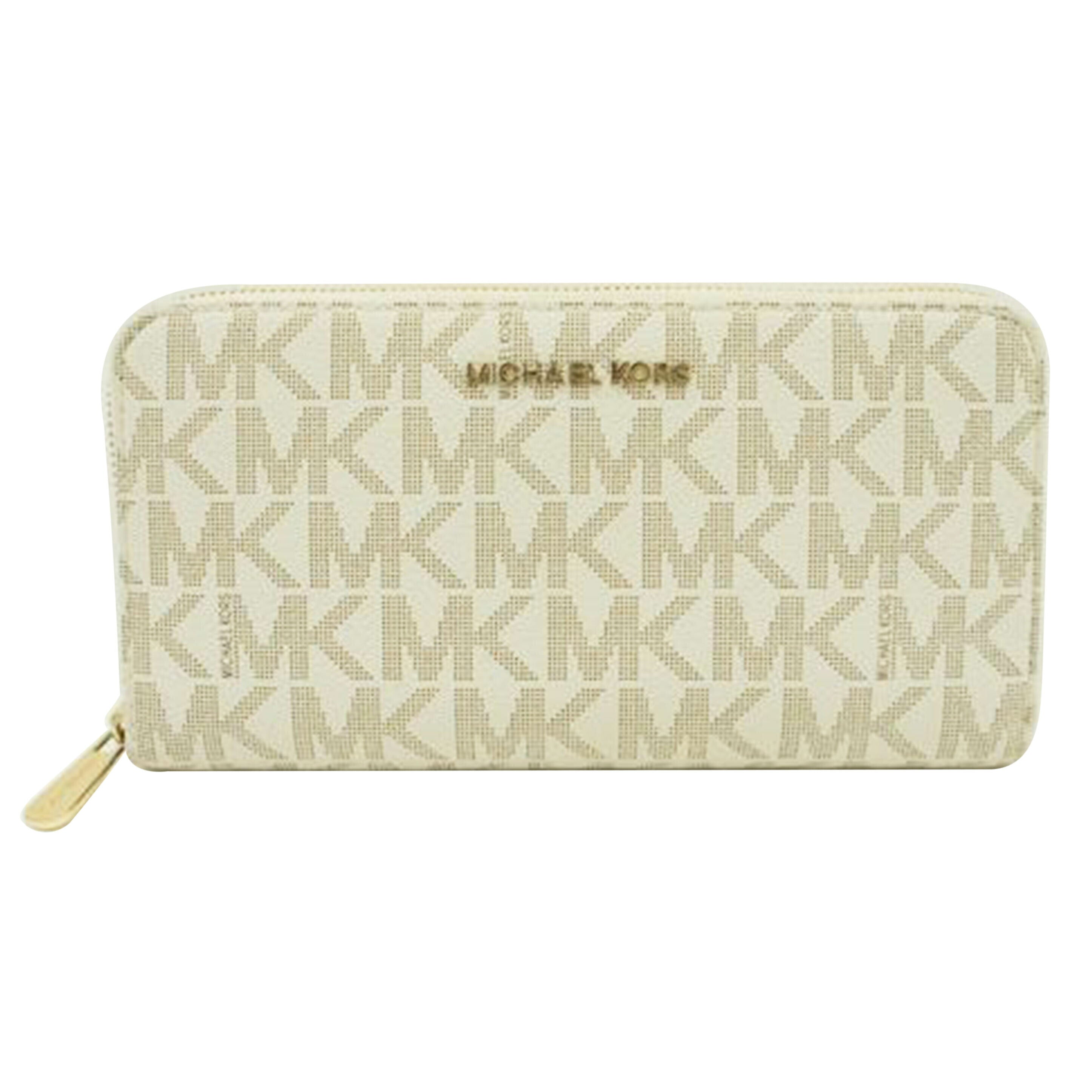 MICHAEL KORS マイケルコース/MICHAEL KORS/長財布 総柄/WHT//Aランク/81