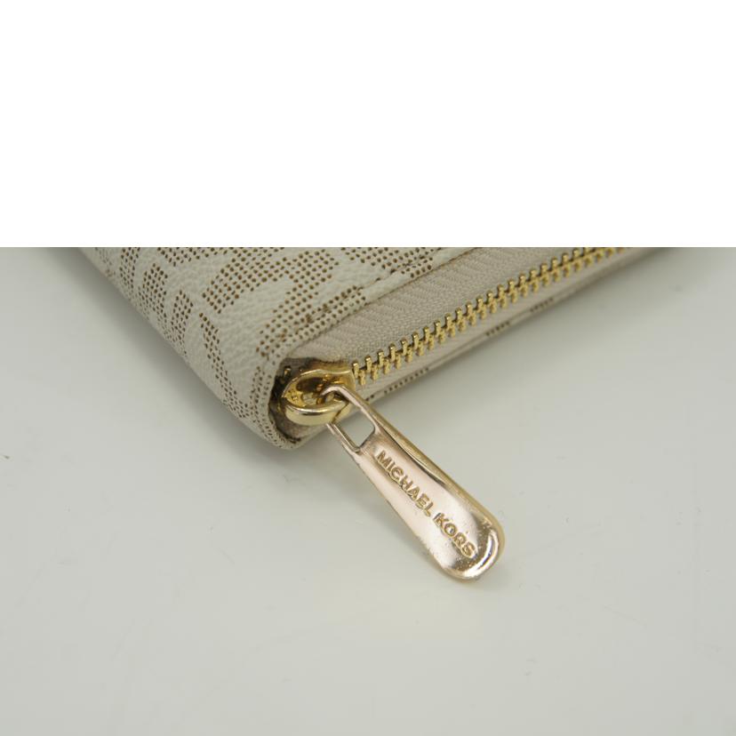 MICHAEL KORS マイケルコース/MICHAEL KORS/長財布 総柄/WHT//Aランク/81