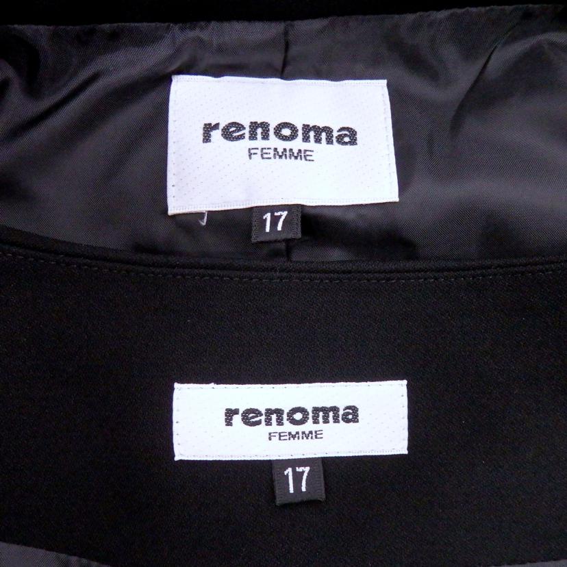 renoma レノマ/ブラックフォーマル ワンピース・ジャケット2点セット/R2622F//SAランク/77
