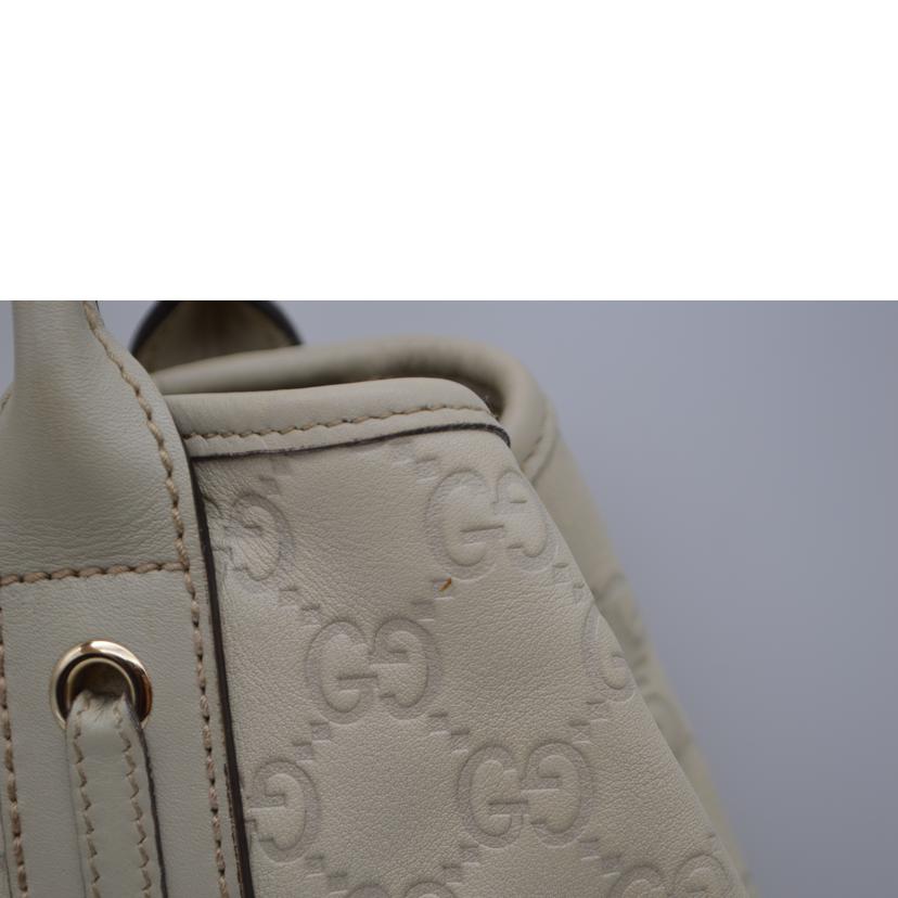 GUCCI グッチ/グッチシマプリンシーレザートート/アイボリー/163805//002***/ABランク/89