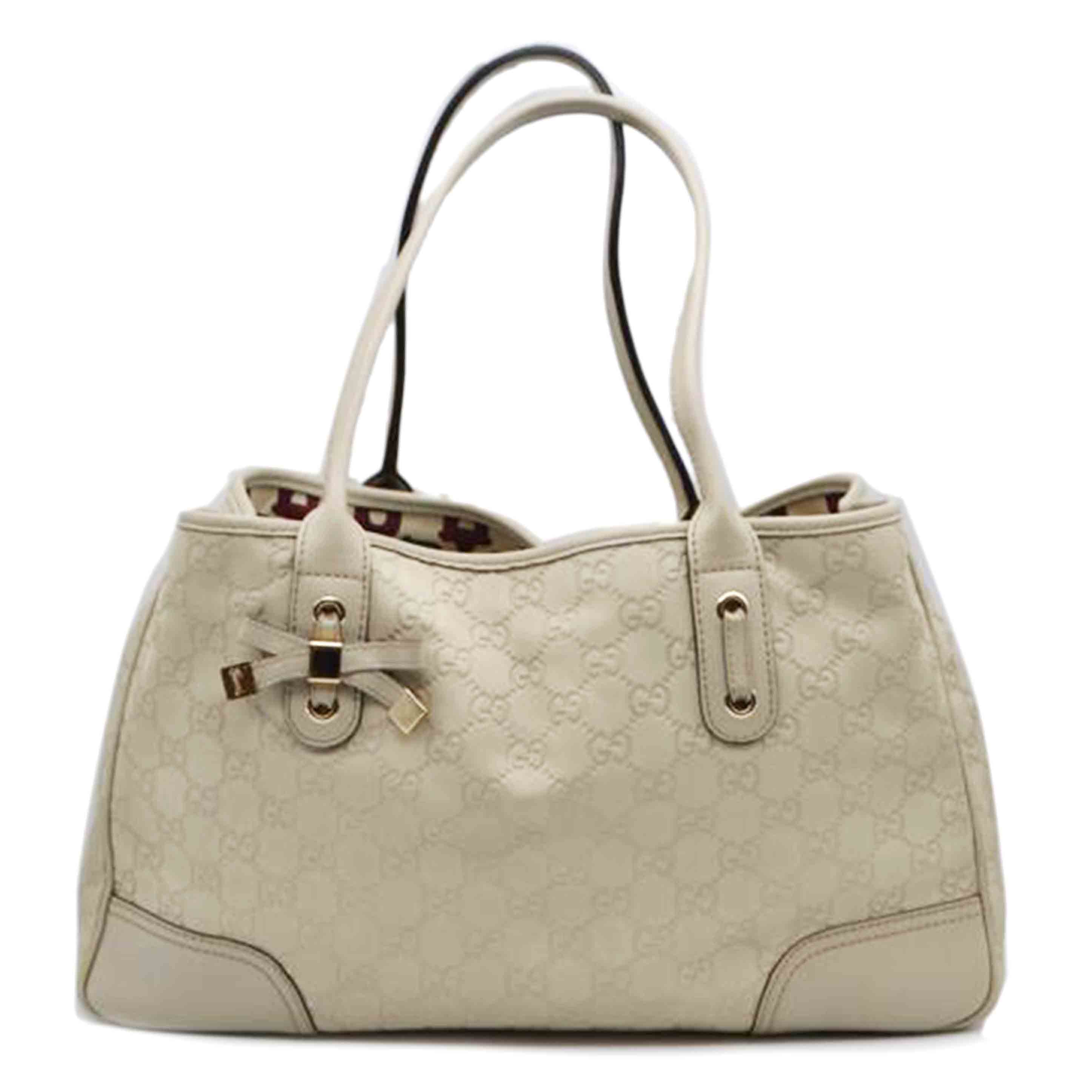 GUCCI グッチ/グッチシマプリンシーレザートート/アイボリー/163805//002***/ABランク/89
