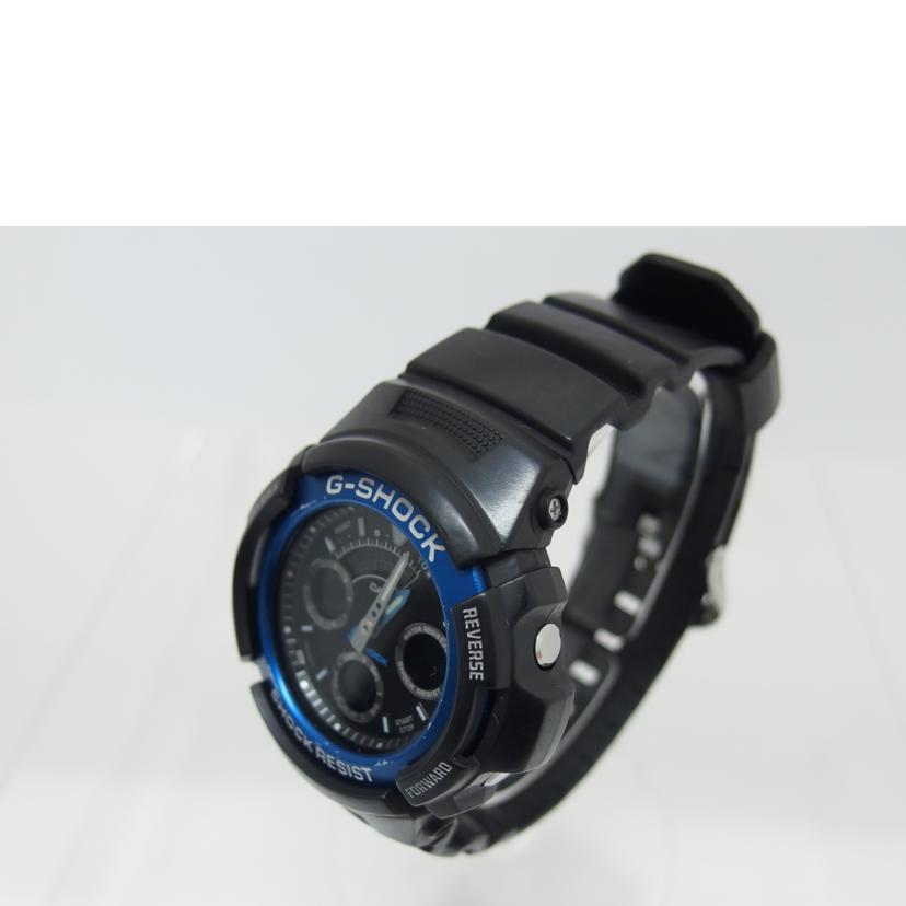 CASIO カシオ/デジアナウォッチ/クォール/ブルー×ブラック/AW-591-2AJF//ABランク/04