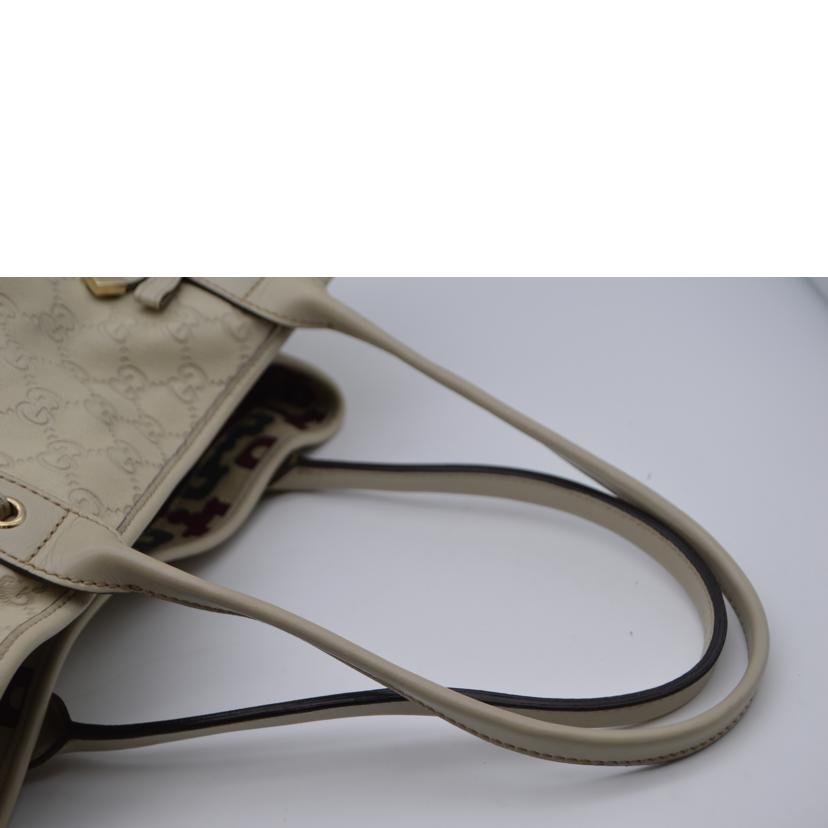 GUCCI グッチ/グッチシマプリンシーレザートート/アイボリー/163805//002***/ABランク/89