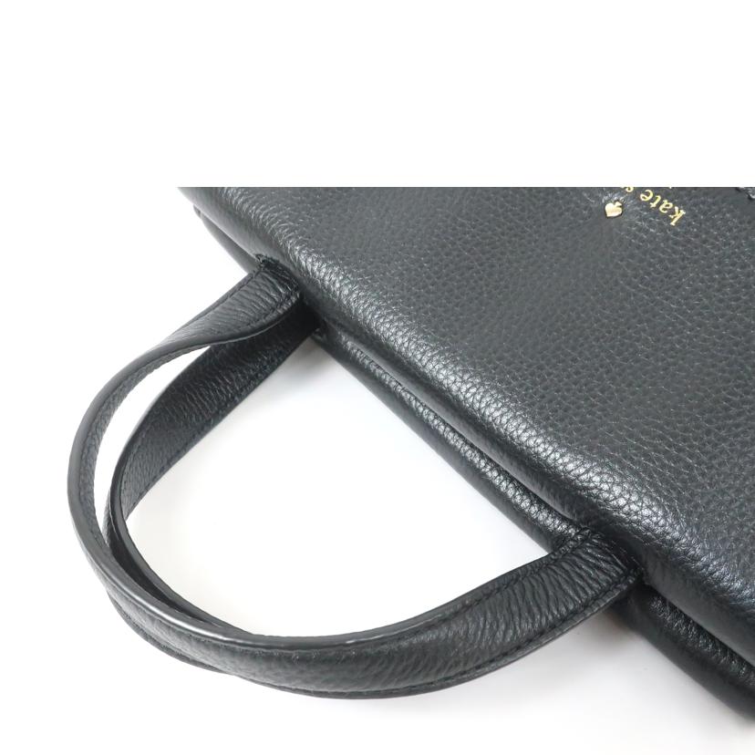 Kate Spade ケイトスペード/レザー2WAYバッグ ブラック ストライプ/PXRU6469//ABランク/65
