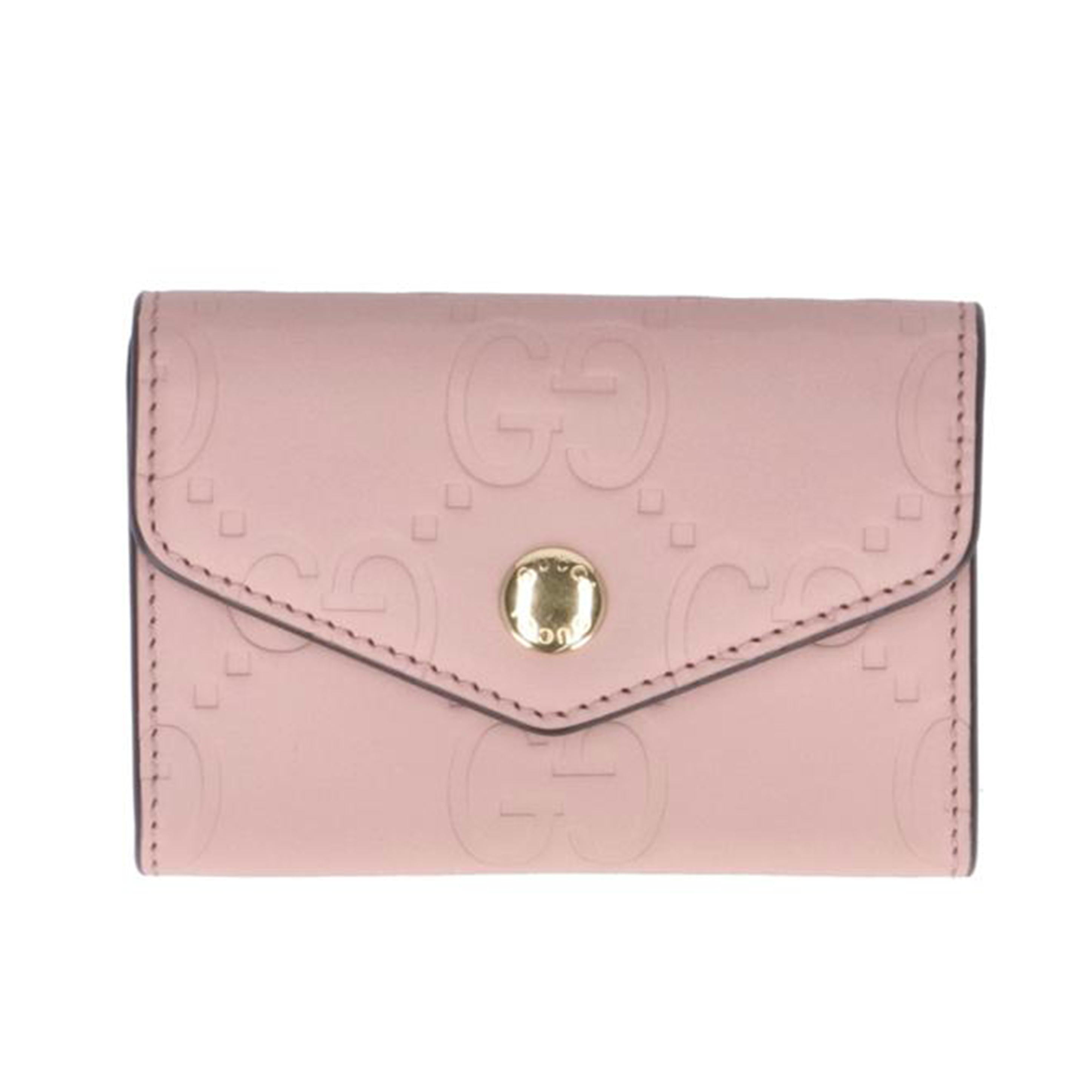 GUCCI グッチ/GUCCI ミディアムGカードケース/ピンク/772792//218*/SAランク/75