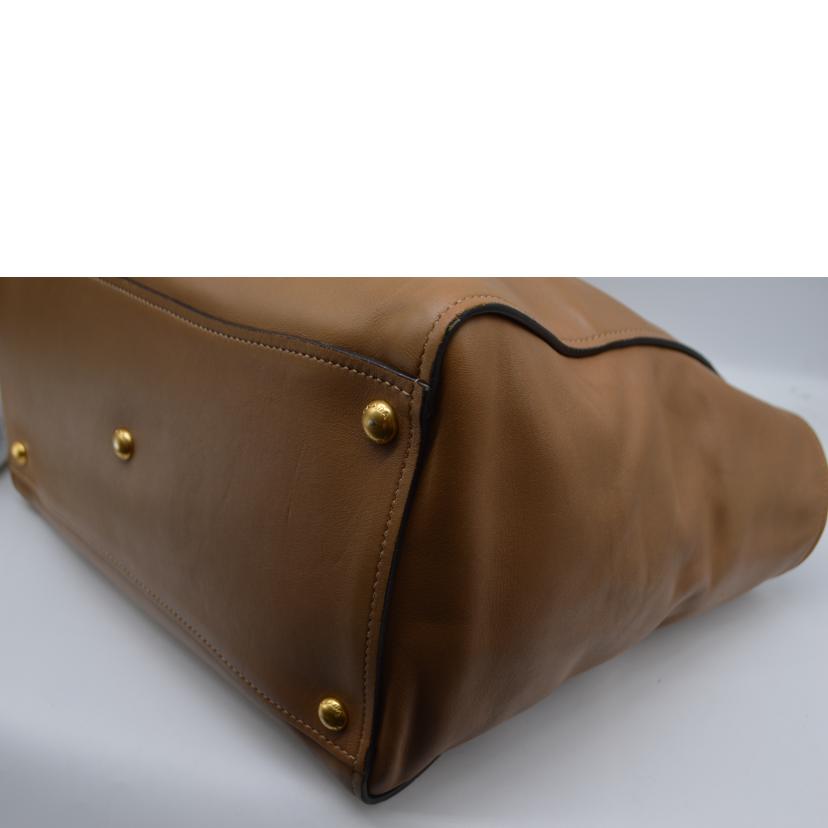 PRADA プラダ/ヴィッテロソフト2wayレザーハンド/キャメル/BN2764//25/ABランク/89