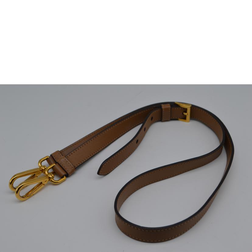 PRADA プラダ/ヴィッテロソフト2wayレザーハンド/キャメル/BN2764//25/ABランク/89