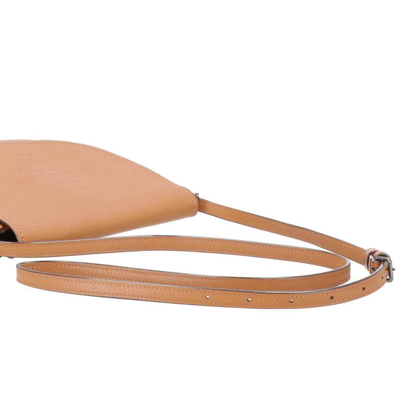 COACH コーチ/ロゴレザーショルダーバッグ/ブラウン系/F59723//H17**/Aランク/40