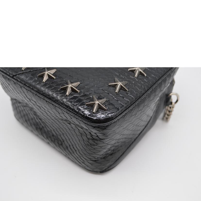 JIMMY CHOO ジミーチュウ/サニースタースタッズチェーンレザーショルダー/SUNNY//F14***/ABランク/89