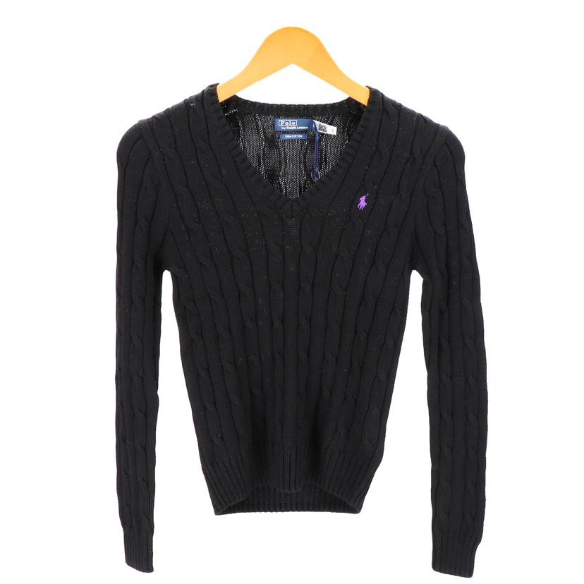 POLO RALPHLAUREN ポロ ラルフローレン/ケーブルニットコットンVネックセーター/WMPOSWENC020652//Aランク/09