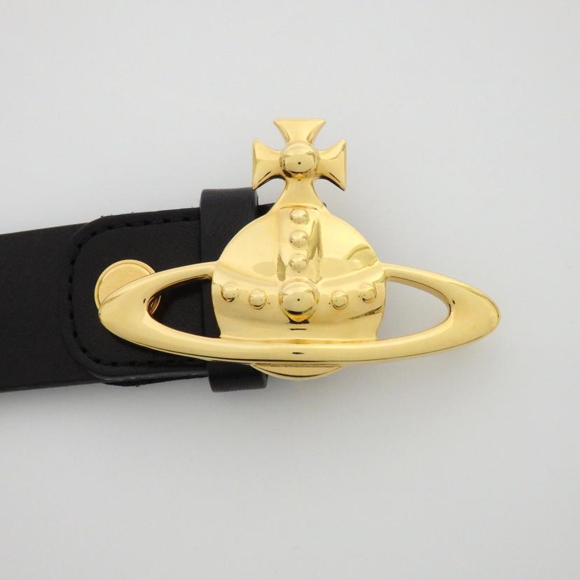VivienneWestwood/オーブバックル レザーベルト//Aランク/25