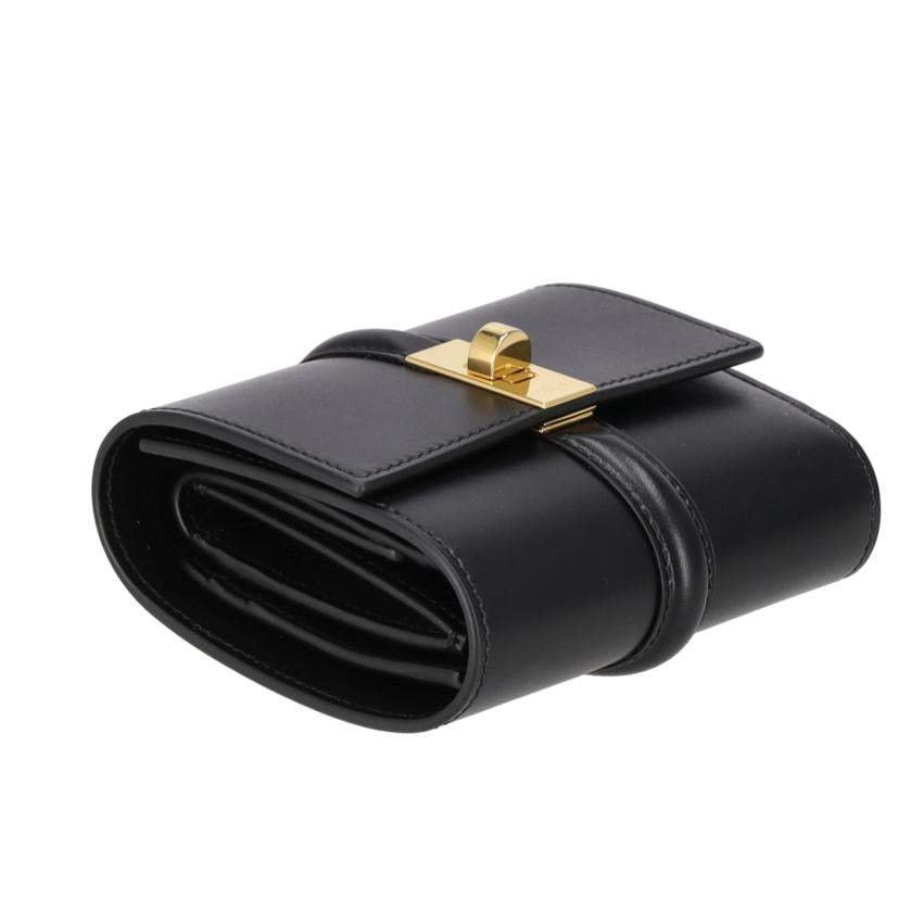 CELINE セリーヌ/スモール トリフォールドウォレット16/ブラック//Aランク/70