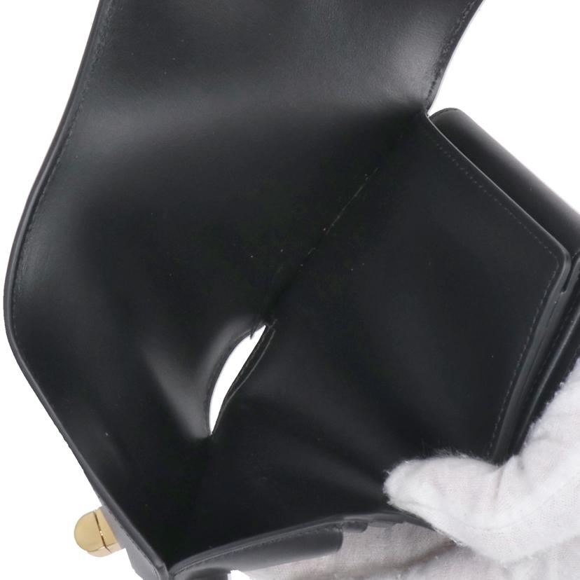 CELINE セリーヌ/スモール トリフォールドウォレット16/ブラック//Aランク/70