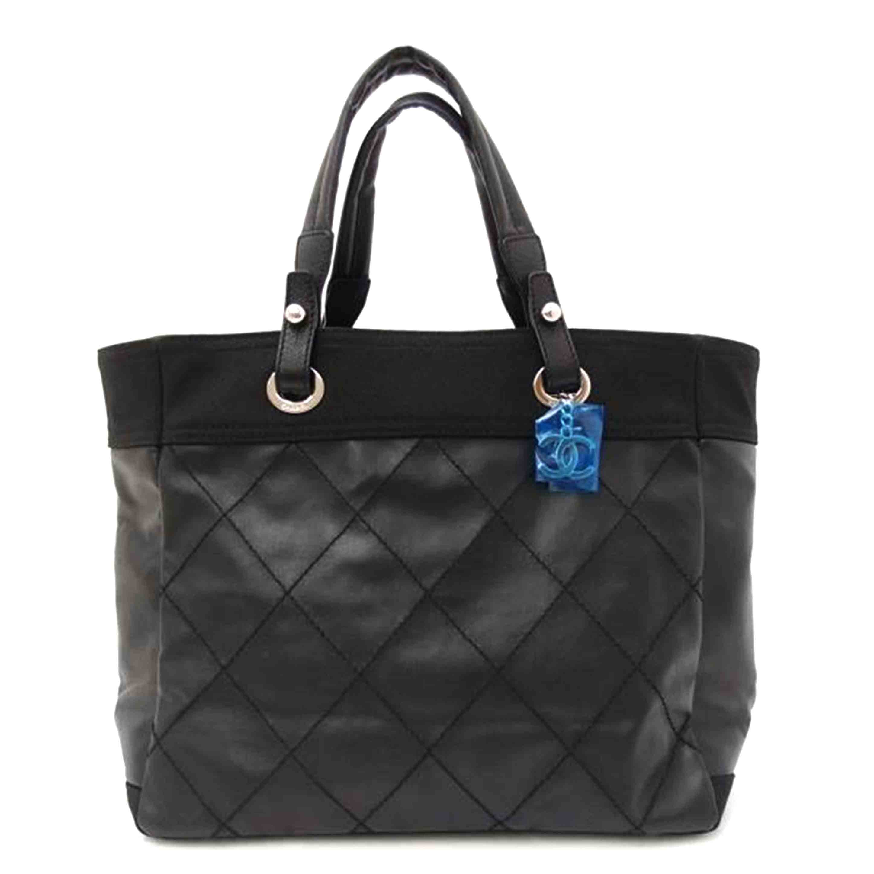 CHANEL シャネル/パリビアリッツトートMM/ブラック/A34209 //124***********/Aランク/69