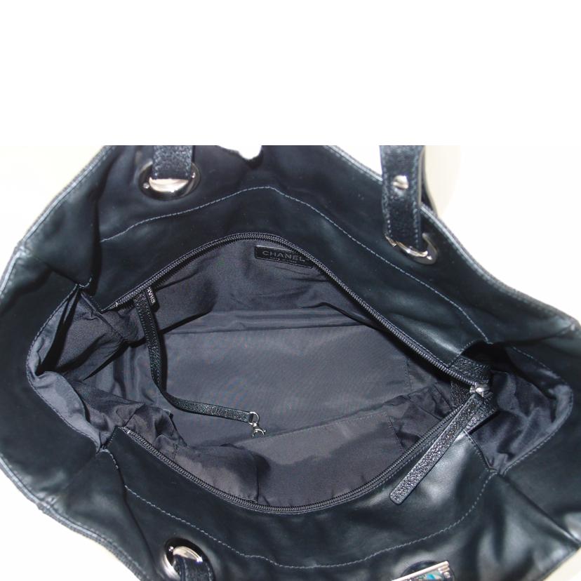 CHANEL シャネル/パリビアリッツトートMM/ブラック/A34209 //124***********/Aランク/69