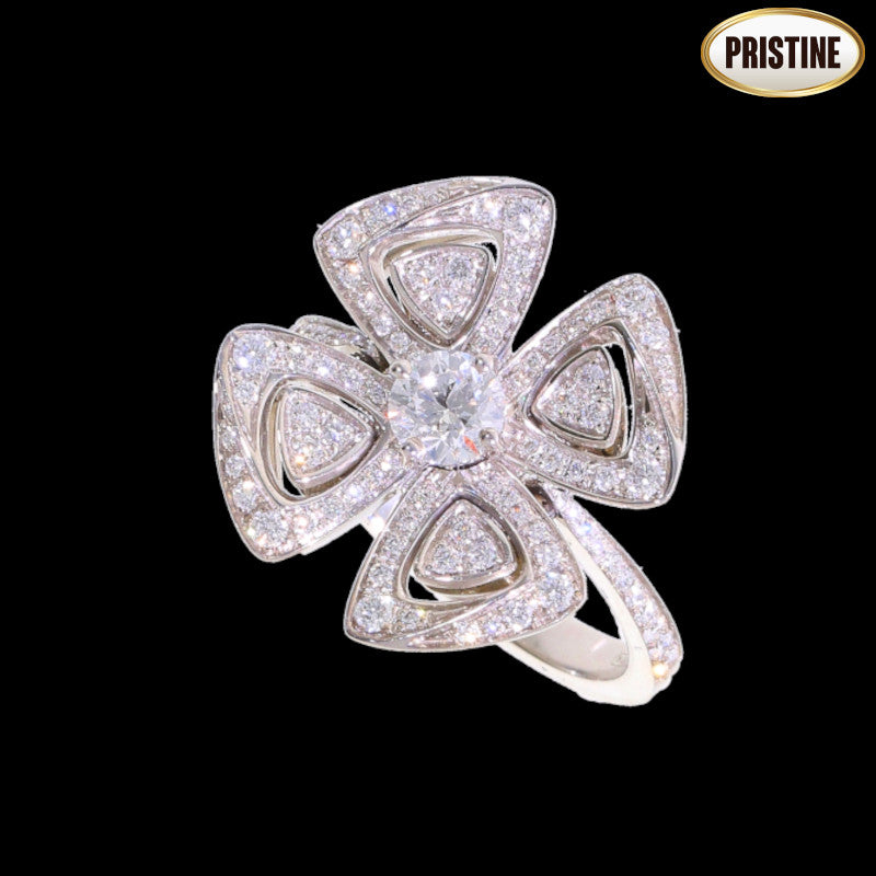 BVLGARI ブルガリ/AU750フィオレバーダイヤリング#11/354481AN858168//N9RY7E/Aランク/75