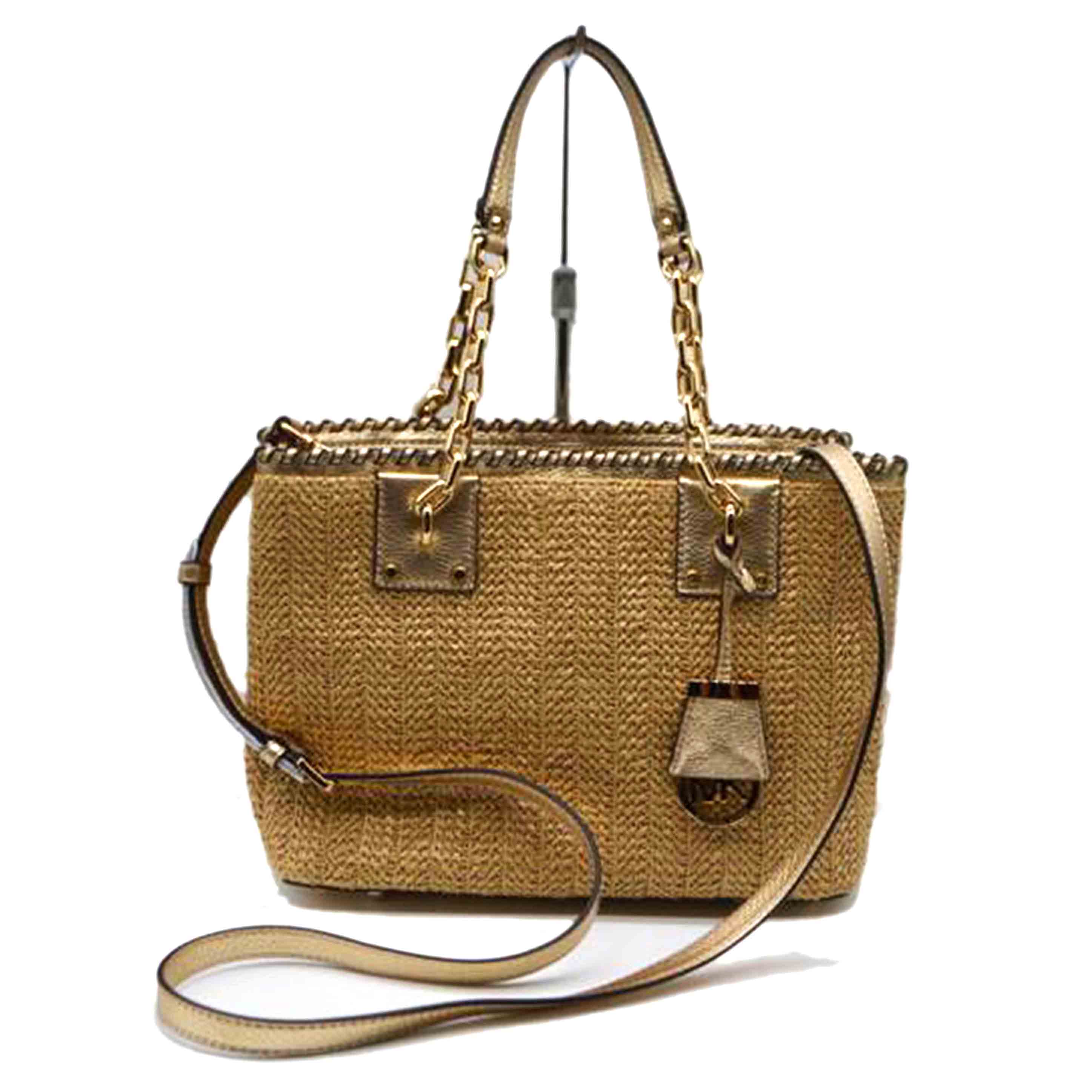 MICHAEL KORS マイケルコース/ストローロザリーショッパー2wayレザートート/30S6MS4T2M//Aランク/89