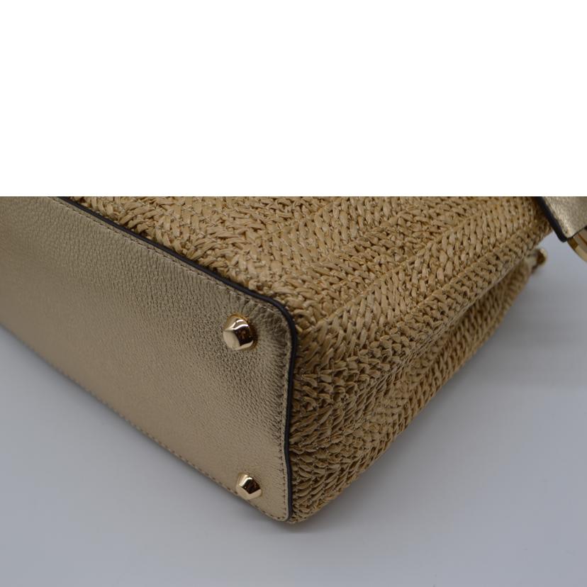 MICHAEL KORS マイケルコース/ストローロザリーショッパー2wayレザートート/30S6MS4T2M//Aランク/89