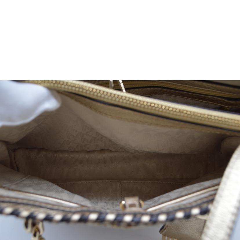 MICHAEL KORS マイケルコース/ストローロザリーショッパー2wayレザートート/30S6MS4T2M//Aランク/89